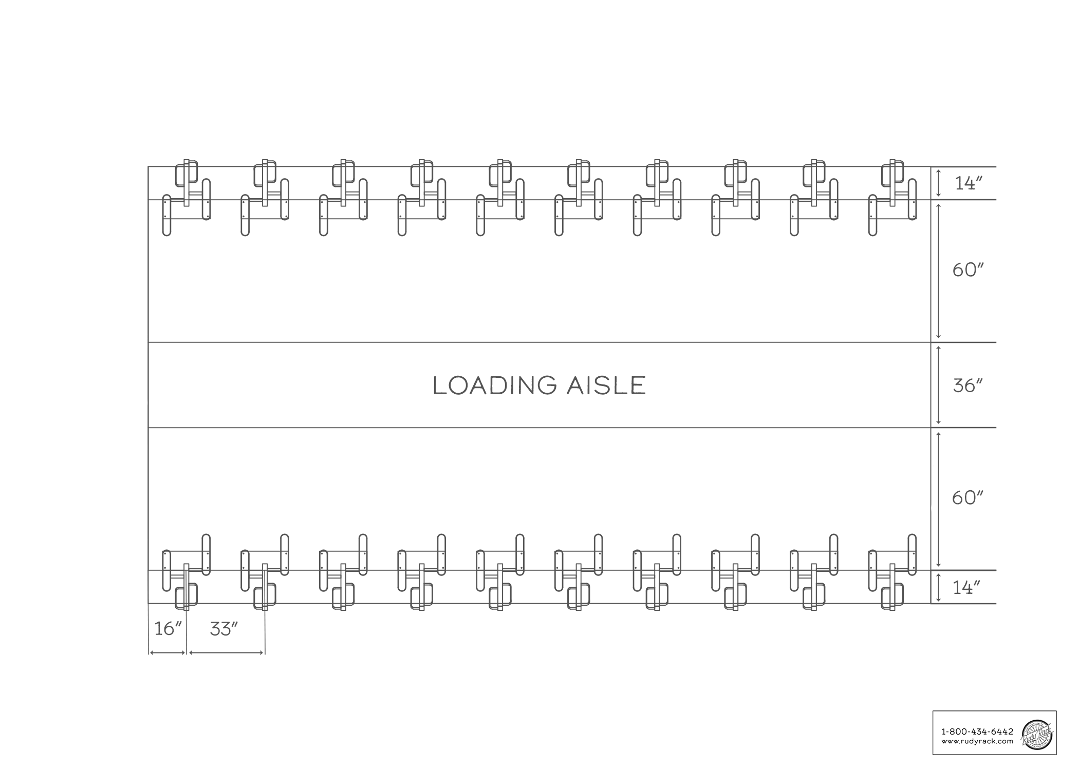 Double Bike Stable Layout